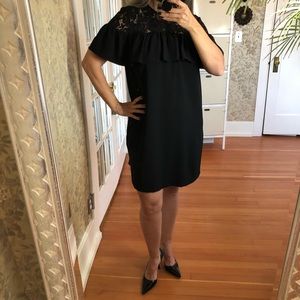 Lace Top Shift Baby Doll Dress Sz 14